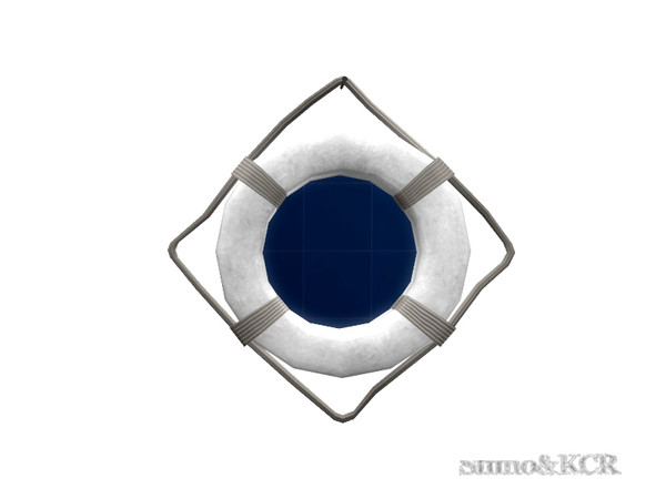 Sims 4 — Bathroom Sara - Mirror with Life Ring by ShinoKCR — Bathroom Furniture giving you a Beach Feeling
