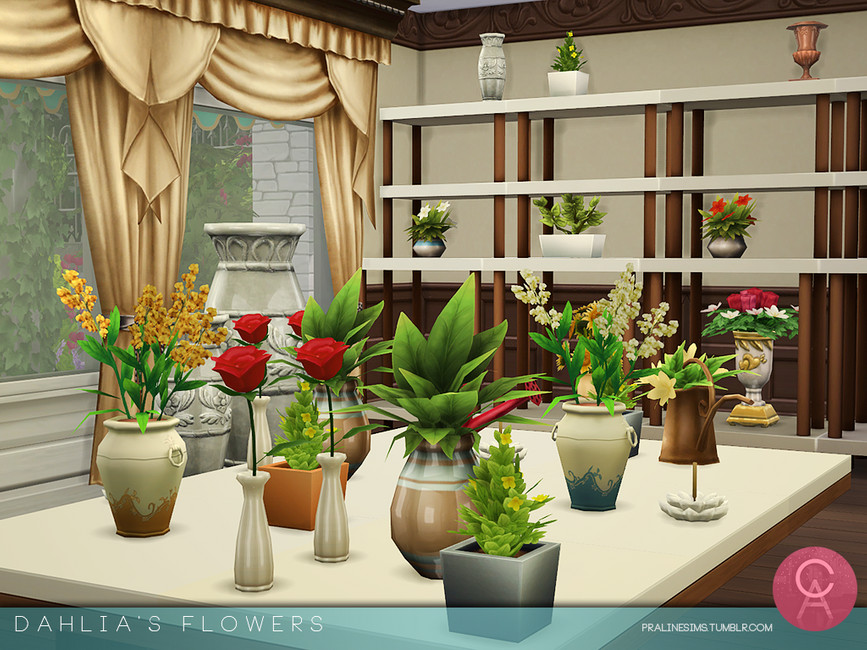 The Sims Resource Dahlia's Flowers