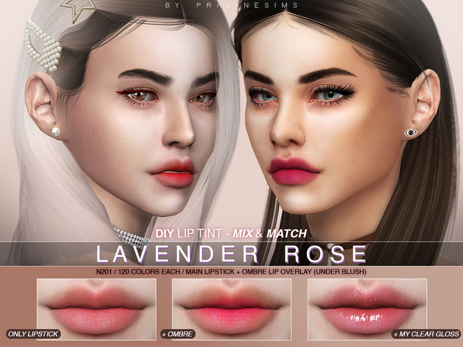Pralinesims Lavender Rose Diy Lipstick N201 - pin by diane roblox on sims 4 cc summer lipstick lipstick sims