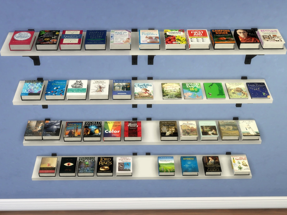 Sims 4 Stack Of Books