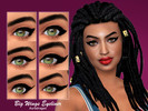 Sims 4 — Big Wings Eyeliner by Auradragon — Looking for eyeliner with wings so big you can fly away? Well here's 6