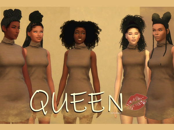 Sims 4 — Matte Nude Lipsticks- Queen by Infinity5ims — I wanted nude lipsticks in my game that my melanated sims could
