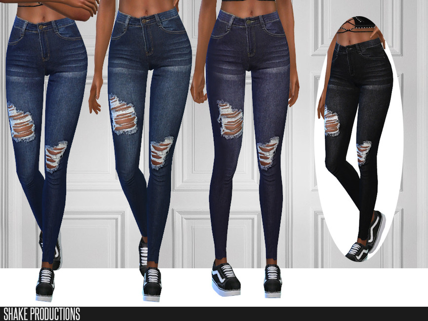 The Sims Resource - ShakeProductions 294-4 Jeans