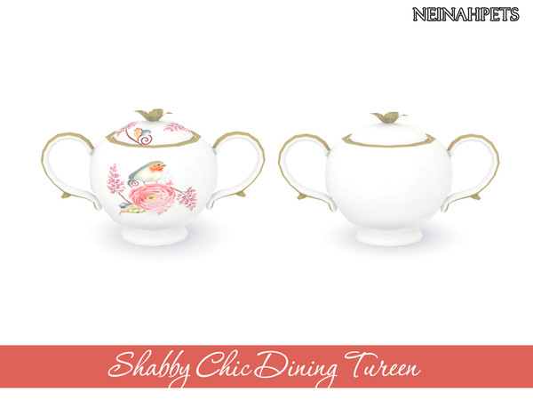 The Sims Resource | Shabby Chic Dining Tureen