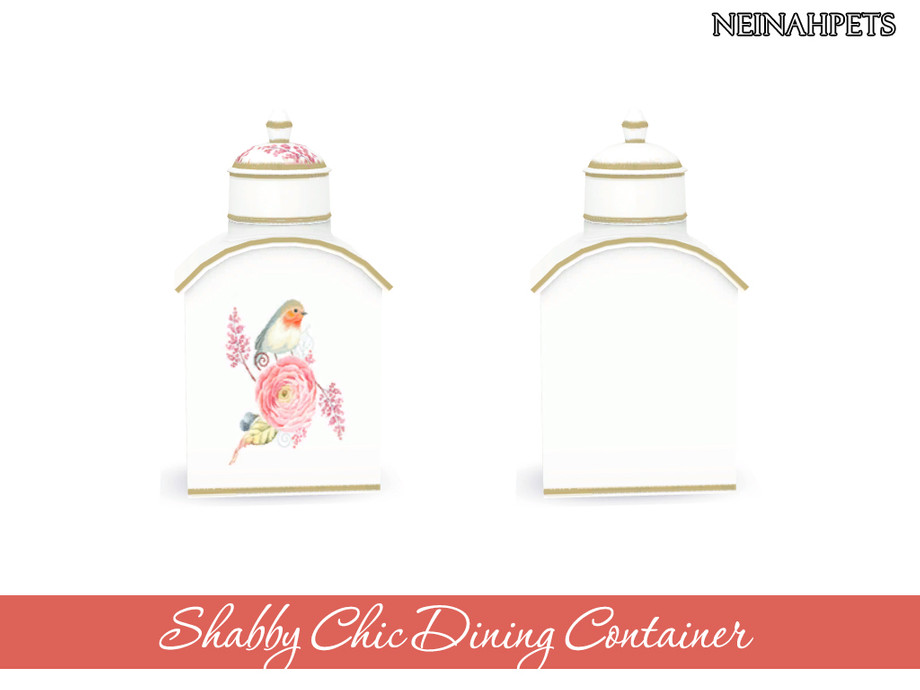 The Sims Resource | Shabby Chic Dining Container