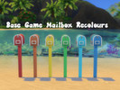 Sims 4 — TS4 Base Game Mailbox Recolours Set by QueerAndTotallyOriginalSims — 46 Base Game Mailbox Recolours Set
