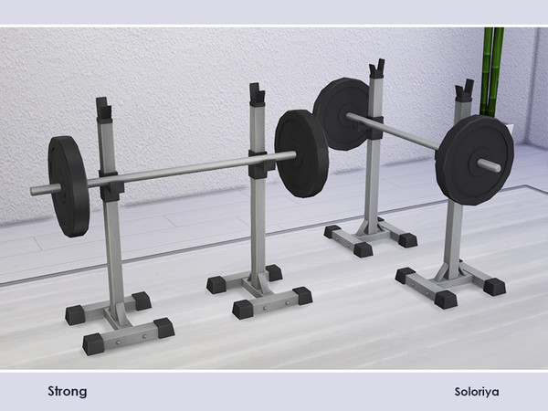 The Sims Resource | Strong. Barbell Rack, v1