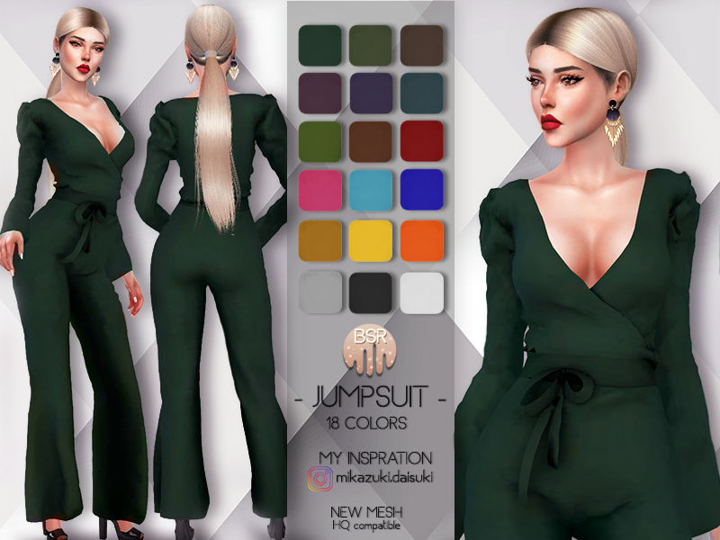The Sims Resource - Jumpsuit (Overalls) BD68