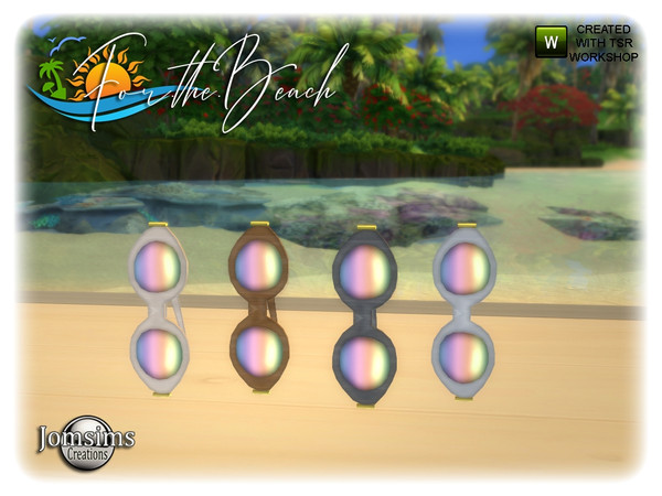 Sims 4 — For the beach sunglasses by jomsims — For the beach sunglasses ( for the big bag)