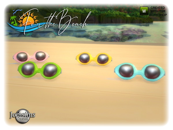 Sims 4 — For the beach sunglasses 2 by jomsims — For the beach sunglasses 2 to put on book