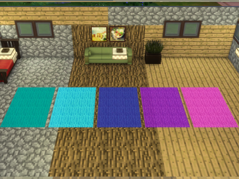 SuspiciousSparkleHorse's Minecraft Wool Rug Cool Edition