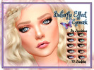 Sims 4 — [Spookshow] Butterfly Effect Eyemask by Spookshow — While I was making this, it somehow made me think of a