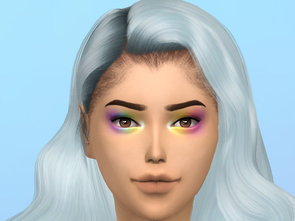 Sims 4 — XBeauBow_Pride Eye Shadow by XBeauBow — Rainbow Eye Shadow