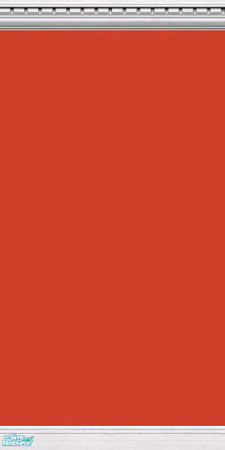 Sims 2 — M is for Mango - Red-Orange wall by Bittersweet_Symphony — Wallpaint in a color that can be found in a Mango.