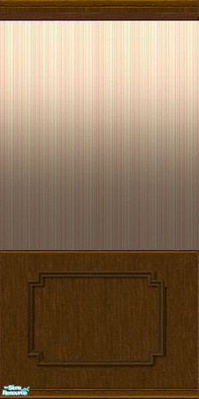 Sims 2 — leslie_lightyellowwallpaper - Individual by peepers42 — pretty stripes with paneling