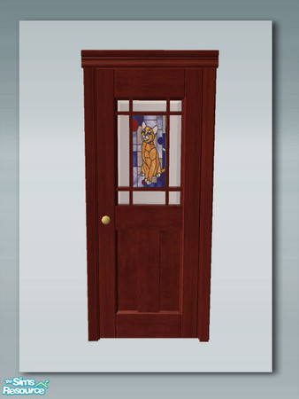 Sims 2 — Rustic Living: Door Glass - 07 by Shakeshaft — Part of a set of Window and Doors to accompany my Rustic Living