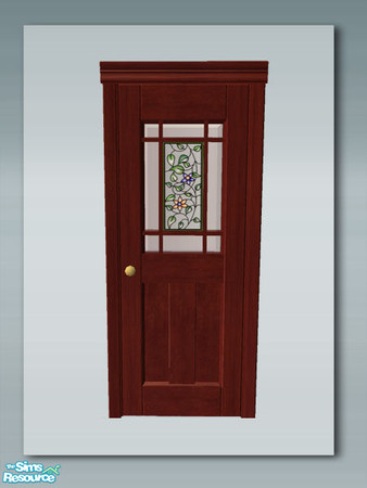 Sims 2 — Rustic Living: Door Glass - Recol 06 by Shakeshaft — Part of a set of Window and Doors to accompany my Rustic