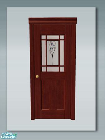 Sims 2 — Rustic Living: Door Glass - Recol 03 by Shakeshaft — Part of a set of Window and Doors to accompany my Rustic