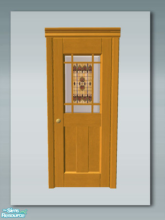 Sims 2 — Rustic Living: Door - Yellow by Shakeshaft — Part of a set of Window and Doors to accompany my Rustic Living