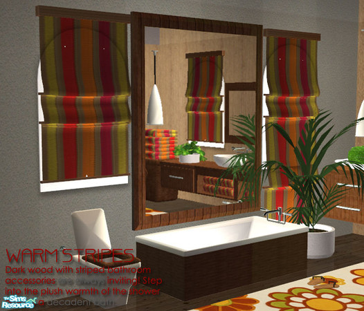 Sims 2 — Tonic Bathroom - bath mirror by Nanshi — Based on Simtomatics Sanita Bathroom. You must have those meshes in