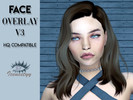 Sims 4 — Face Overlay V3 by icencetyy — Face Overlay *Works and adapts to all skintones *HQ compatible
