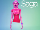 Sims 4 — Saga: Izabel's Shirt by pocketfullofcat — Izabel's rock band shirt from saga. 