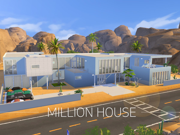 Sims 4 — MILLION HOUSE by gbs041472 — [6 bedrooms, 7 bathroom] this deluxe mansion has a 6 bedroom, 7 bathrooms, 2