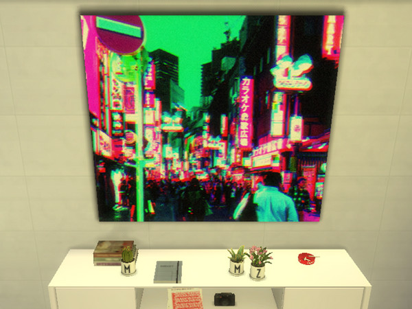 Sims 4 — HYPERTOKYO-REQUIRES CITY LIVING by naberiuz — Photos personally captured and taken by me. Hues adjusted to