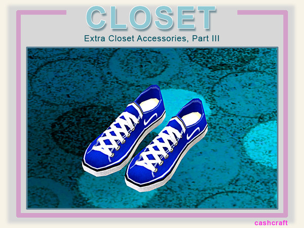 Sims 3 — Modern Closet Nikki Sneakers by Cashcraft — Slip your feet into Nikki's classic canvas sneakers and enjoy