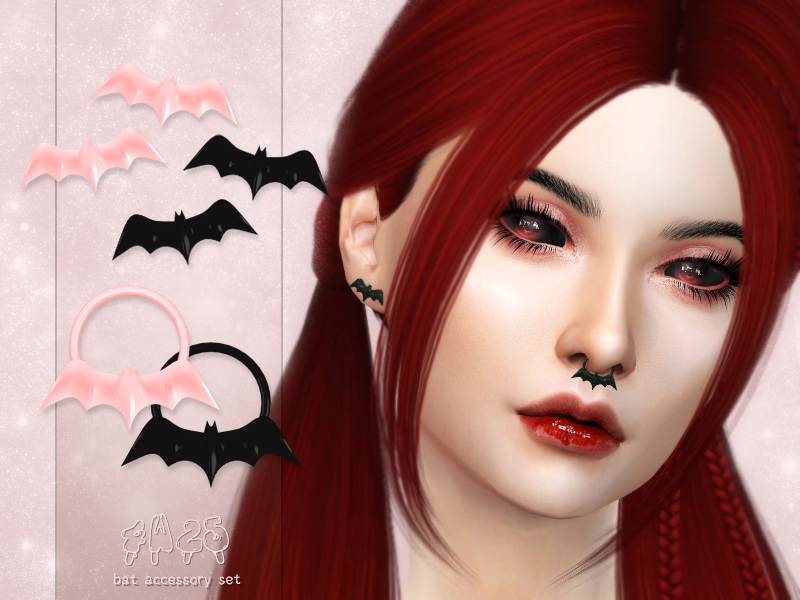 The Sims Resource 4w25 Bat Accessory Set