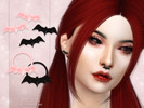 Sims 4 — 4w25 - Bat Accessory Set by 4w25-cc — TF/M-EF/M 5 swatches Custom thumbnails HQ compatible All LODs Disallowed