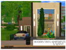 Sims 4 — Modern Vista Apartments by royalsims85 — Welcome to Modern Vista Apartments - a modern lot for your modern sims!
