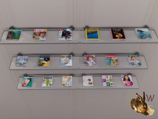 Sims 4 — The Magazine Collection by wtrshpdwn — Readable magazines for everyone; kids, teens, moms, professionals,