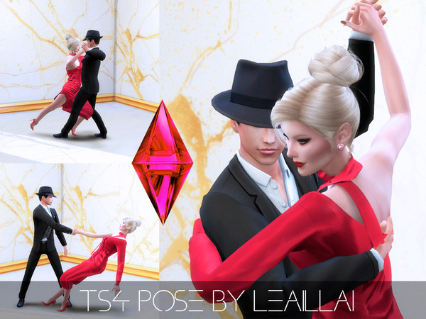 Sims 4 — Couple pose - tango [TS4] by LeaIllai — The Sims 4 Couple pose - tango by LeaIllai Have a good game! :)