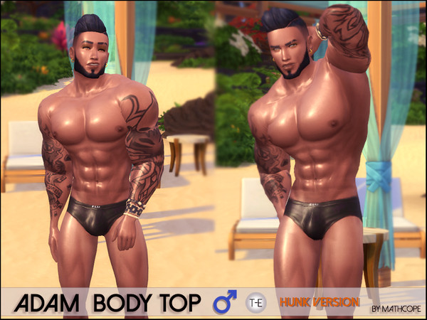 equilibrado edificio Comenzar The Sims Resource - Mathcope Adam Body Top