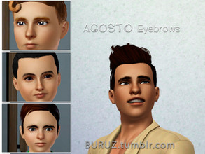 Sims 3 — AGOSTO Eyebrows by Buruz — AGOSTO Eyebrows available for male and female. All ages. Sims 3 version. Please, do