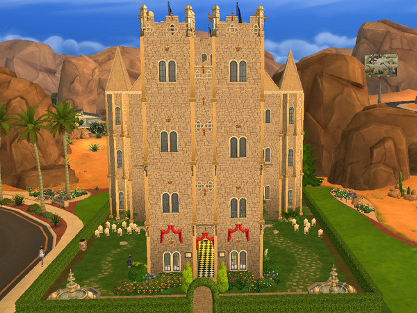 Sims 4 — West Minster Abbey(London,UK) by SouvikSur — The Westminster Abbey, is the most ancient and sacred laces of