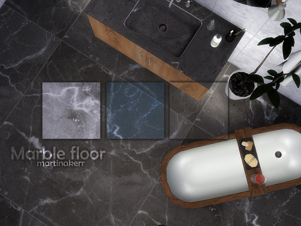 Sims 4 — Marble Floor by martinakerr — Marble Floor in 3 colours. by martinakerr