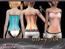 Sims 4 — Glowy Silk Top by Sanivia — Nothing special. I was playing with recolors alot lately and this was fully