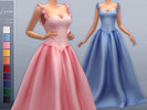Sims 4 — Luna Gown by Sifix2 — - New mesh - Base game compatible - HQ mod compatible - Custom thumbnail - 10 colors