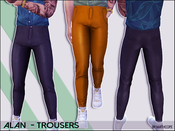 The Sims Resource - Mathcope Alan Trousers