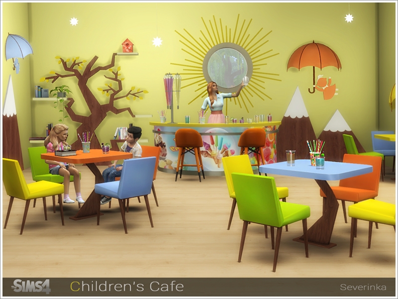 Proof frame make it flat The Sims Resource - Children's Cafe