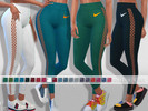Sims 4 — High Waisted Summer Athletic Pants by Pinkzombiecupcakes — -High Waisted Summer Athletic Pants with 20 colors.