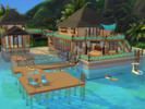 Sims 4 — Beach House - Sims July No CC by simsjuly — Beach House is a charming waterfront home. This sizeable waterfront