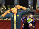 Sims 4 — Josuke's Pin Accessory by betsybugaboo — A new mesh of Josuke Higashikata from JoJo's Bizarre Adventure: Diamond