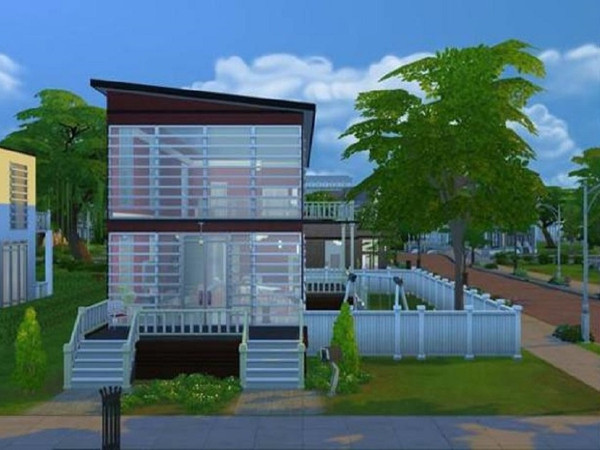 Sims 4 — Casa Moderna by Shariny — This is a house of modern style that does not lack ideal detail for families with