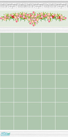 Sims 2 — Green roses tiled  by devilishdawn —  