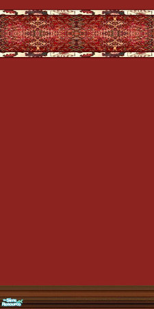 Sims 2 — 12  Walls and 8 Floors Free  - Individua by Lorah — Blue, red, brown, cream, gold and frogs. All free walls and