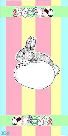 Sims 2 — easter pastel wallpaper - easter6 by thenoble1 — a lovely pastel wallpaper for your festive sim home