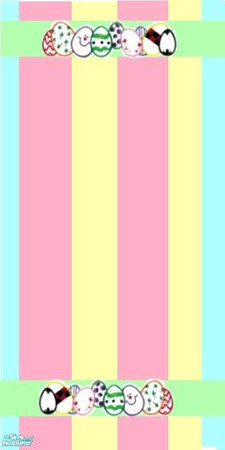 Sims 2 — easter pastel wallpaper - easter 1 by thenoble1 — a lovely pastel wallpaper for your festive sim home